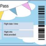 Airline Ticket Template | Doliquid Pertaining To Plane Ticket Template Word