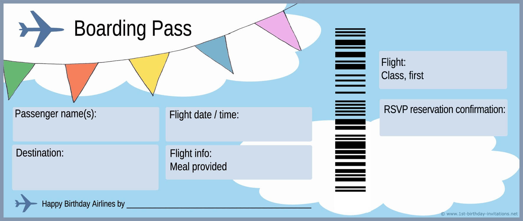 Airline Ticket Template | Doliquid Pertaining To Plane Ticket Template Word