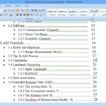 Aligning Numbers In Table Of Contents In Microsoft Word Inside Word 2013 Table Of Contents Template