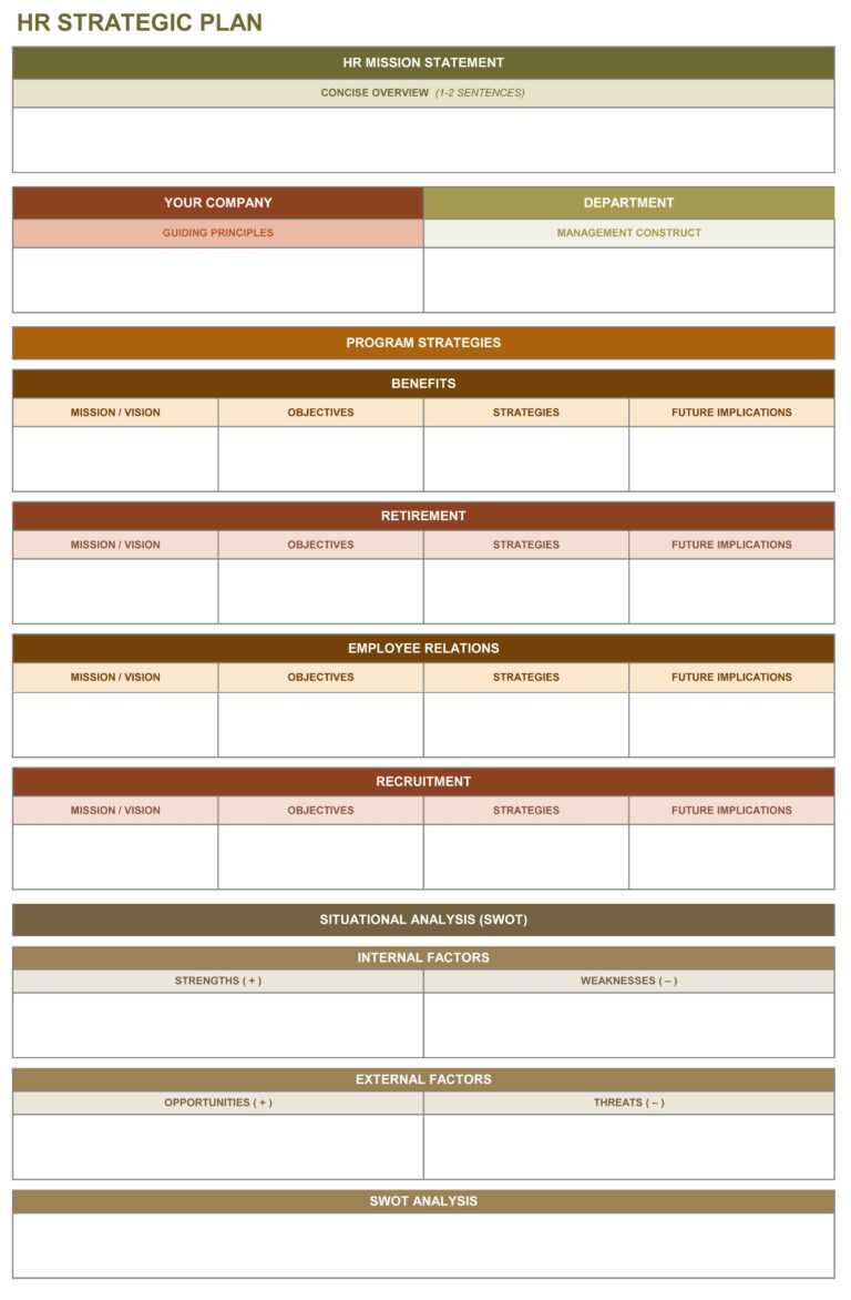 Hr Annual Report Template