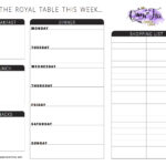 All New: Free Printable Meal Planner You Can Edit – Queen Of With Blank Meal Plan Template