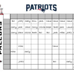 An Easy, Fun Way To Create A Super Bowl Betting Chart For Intended For Football Betting Card Template