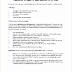 Analytical Report Example Format For Resume Writing Or Throughout Analytical Report Template