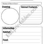 Animal Report Template – Esl Worksheetflora.m123 In Animal Report Template