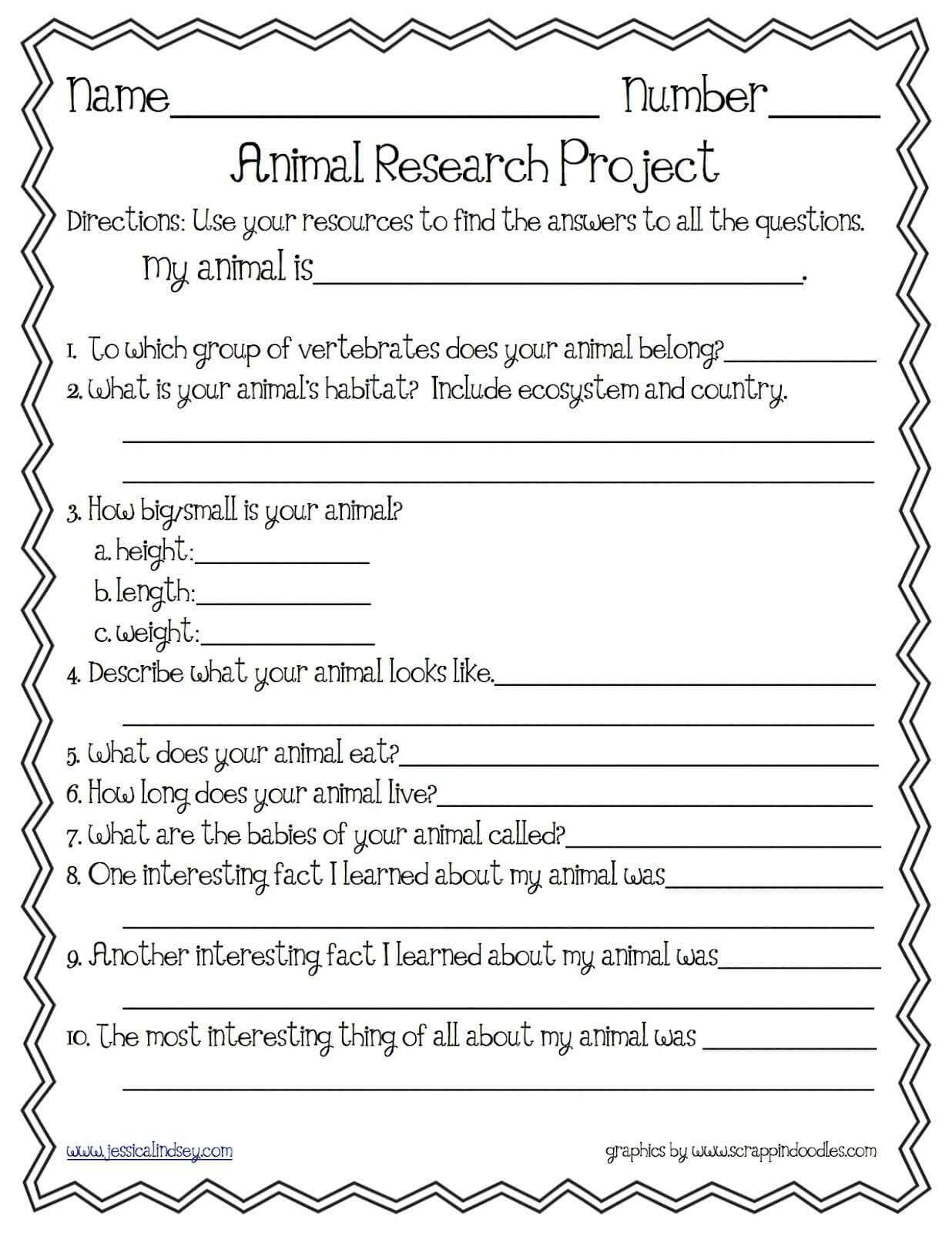 Animal Report Template Research Things Teachers Love Regarding Animal Report Template