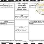 Animal Research Project – Animal Report Writing Templates For Template For Information Report