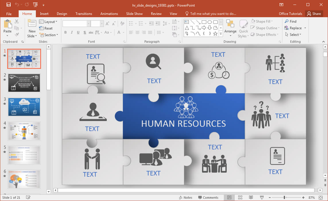 Animated Hr Powerpoint Template With Regard To Powerpoint Replace Template