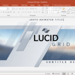 Animated Lucid Grid Powerpoint Template For Replace Powerpoint Template