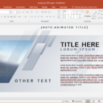 Animated Lucid Grid Powerpoint Template Pertaining To Powerpoint Replace Template