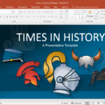 Animated Times In History Powerpoint Template Regarding Multimedia Powerpoint Templates
