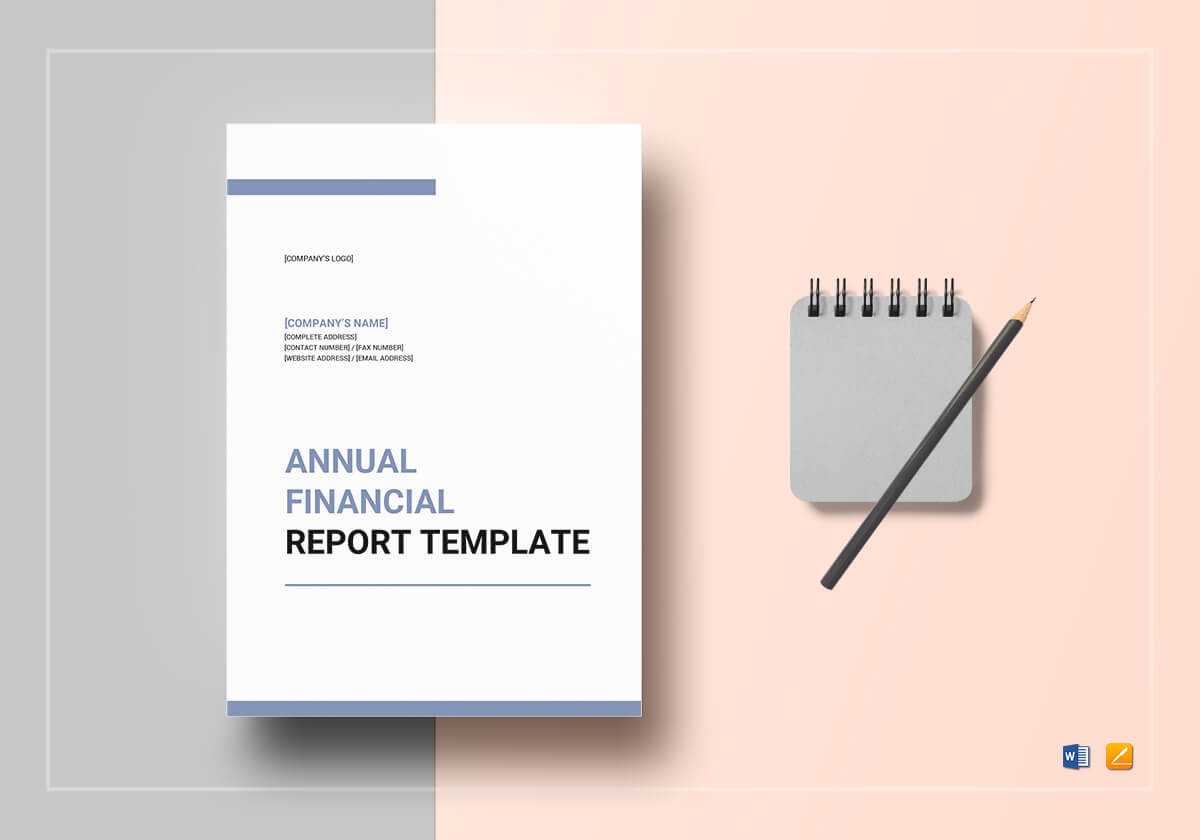 Annual Financial Report Template Inside Word Annual Report Template