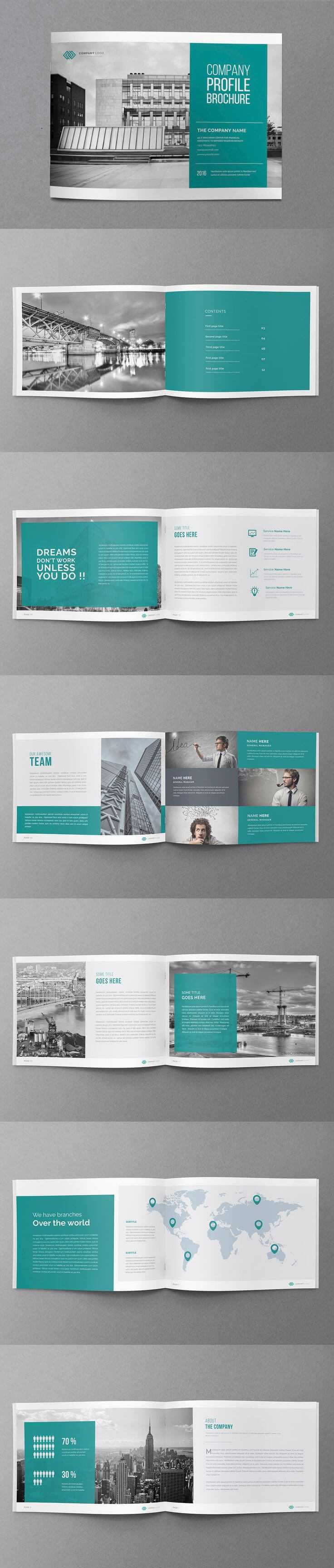 Annual Report Brochure Template Indesign Indd – 20 Pages A4 Inside Brochure Template Indesign Free Download