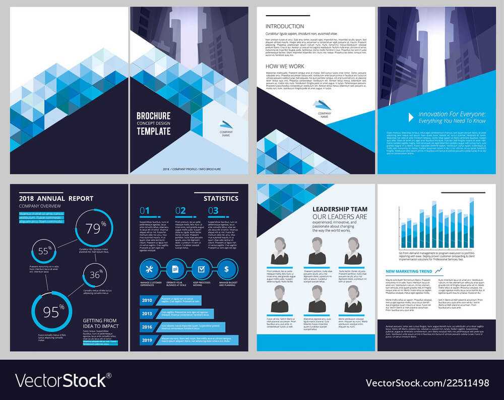 Annual Report Template Simple Document Financial Regarding Illustrator Report Templates