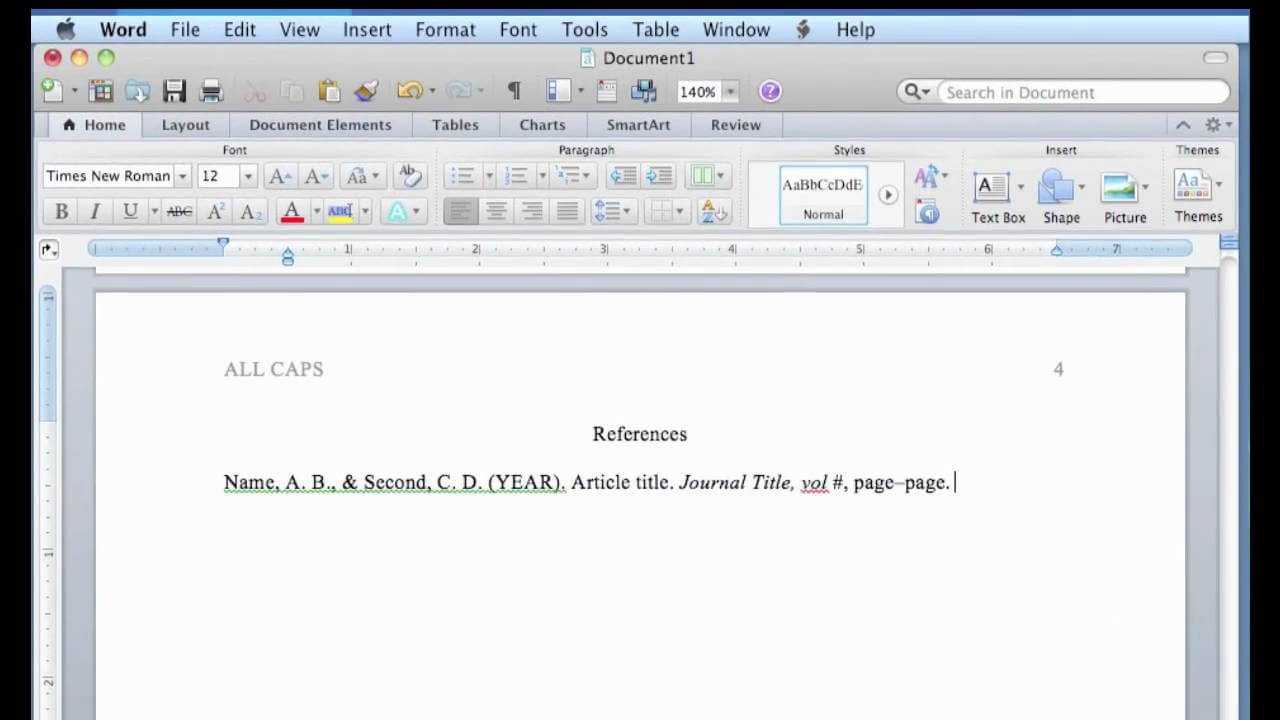 Apa Format In Word For Mac With Apa Format Template Word 2013