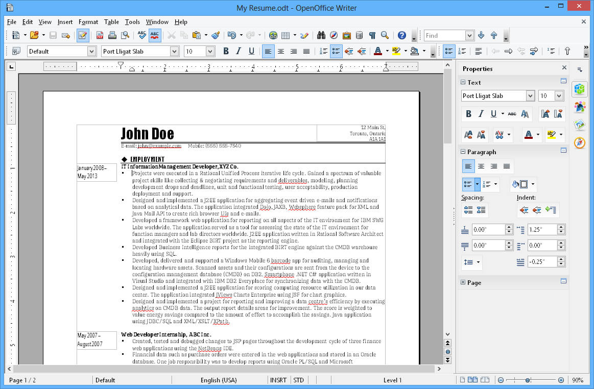 Apache Openoffice Writer Inside Index Card Template Open Office