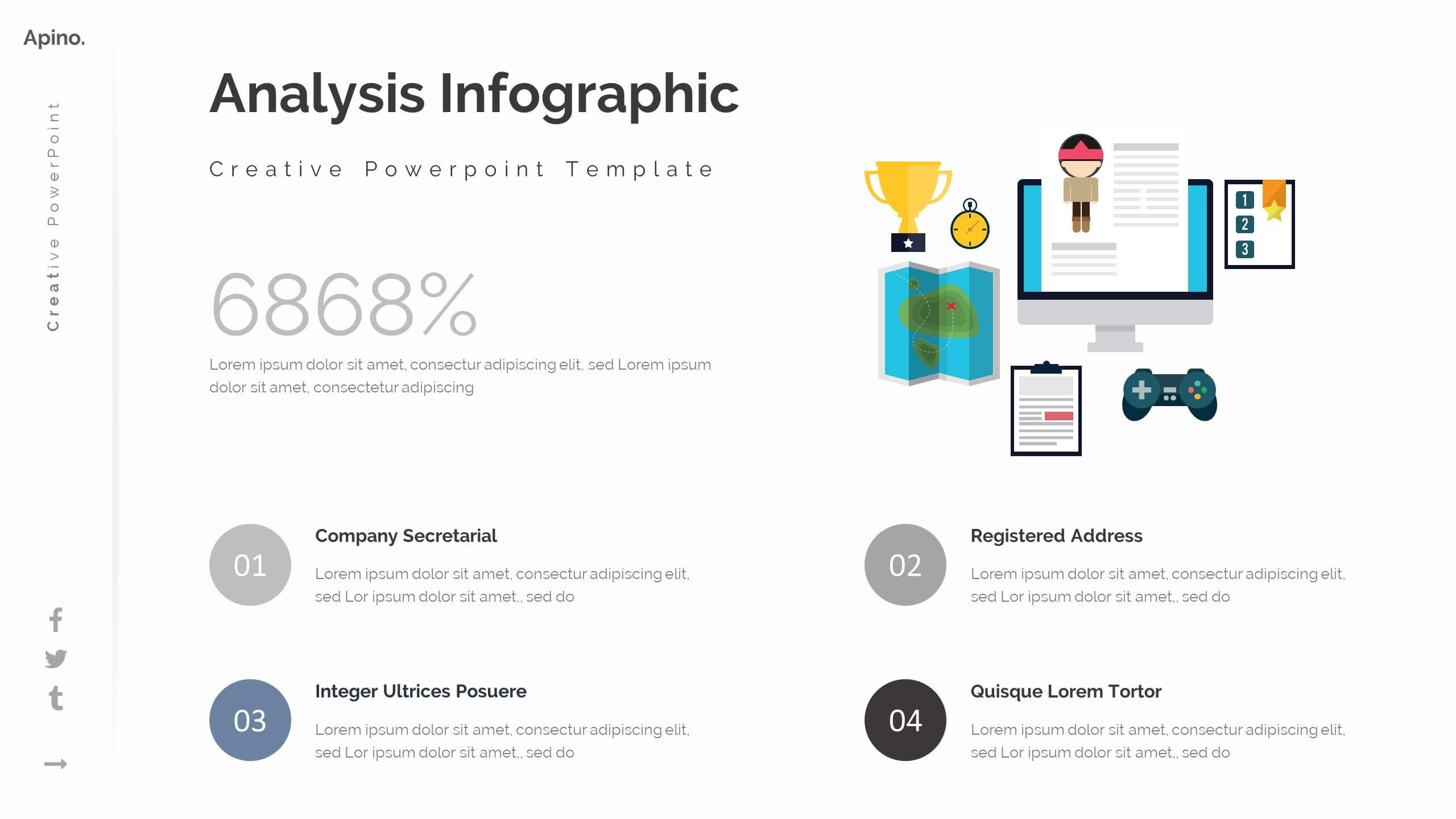 Apino Minimal Powerpoint Template General Descriptionno Throughout Powerpoint Template Resolution