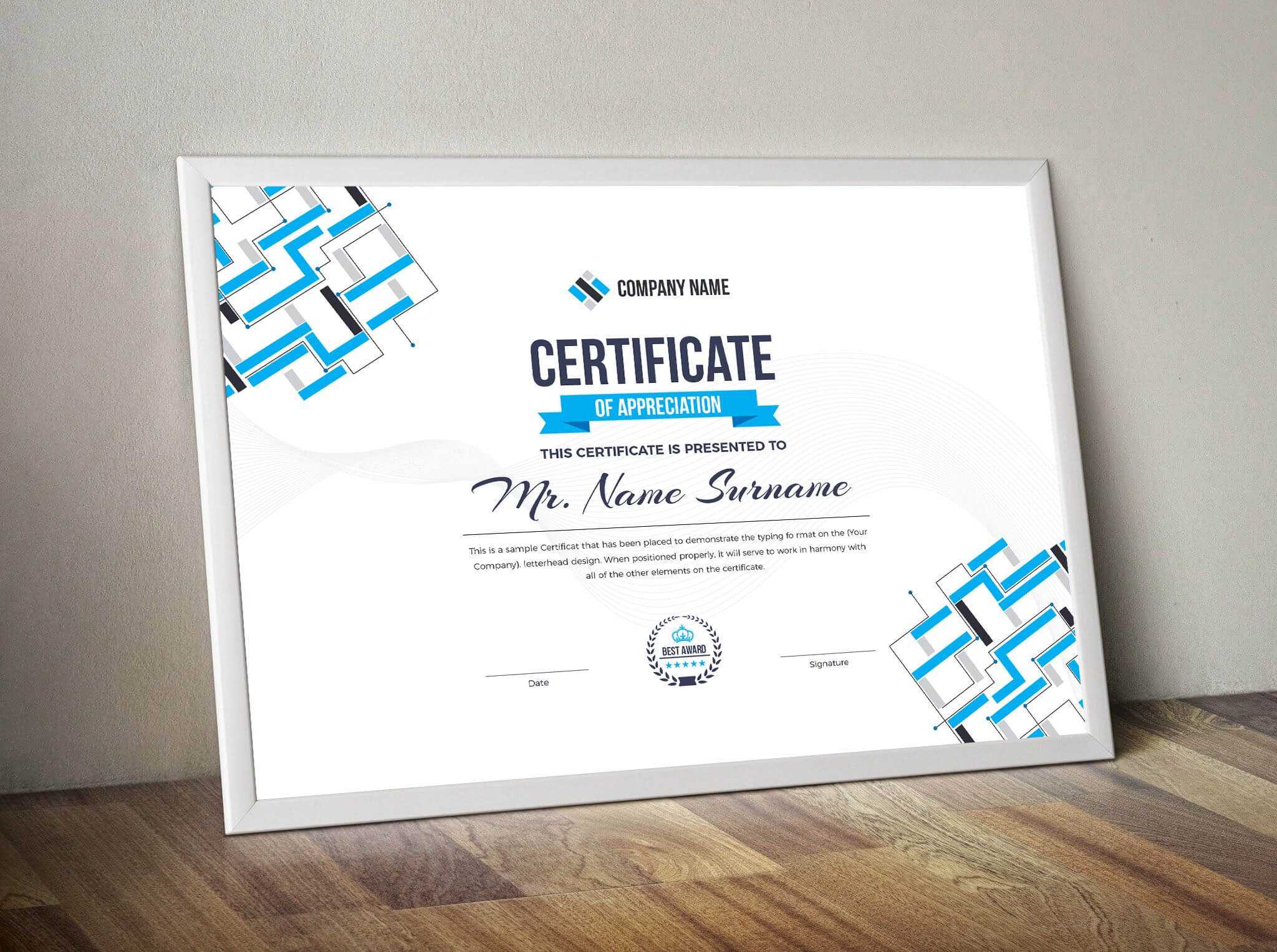 Apollo Landscape Certificate Template | Certificates Within Landscape Certificate Templates