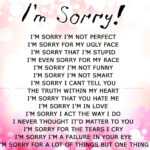 Apology Card Templates | 10+ Free Printable Word & Pdf Inside Sorry Card Template