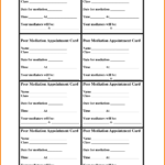 Appointment Card Templates Free - Hizir.kaptanband.co regarding Appointment Card Template Word