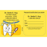 Appointment Cards – Marketing Your Practice Pertaining To Dentist Appointment Card Template