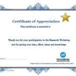 Appreciation Training Certificate Completion Thank You Word Pertaining To Training Certificate Template Word Format