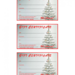 Archaicawful Free Printable Christmas Gift Certificate Intended For Free Christmas Gift Certificate Templates