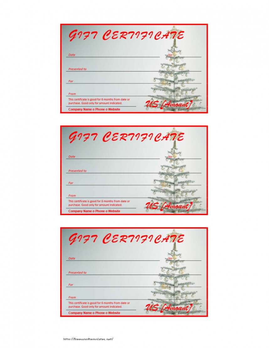 Archaicawful Free Printable Christmas Gift Certificate Intended For Free Christmas Gift Certificate Templates