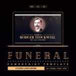 Art Deco Funeral Powerpoint Template #place#ways#today With Regard To Funeral Powerpoint Templates