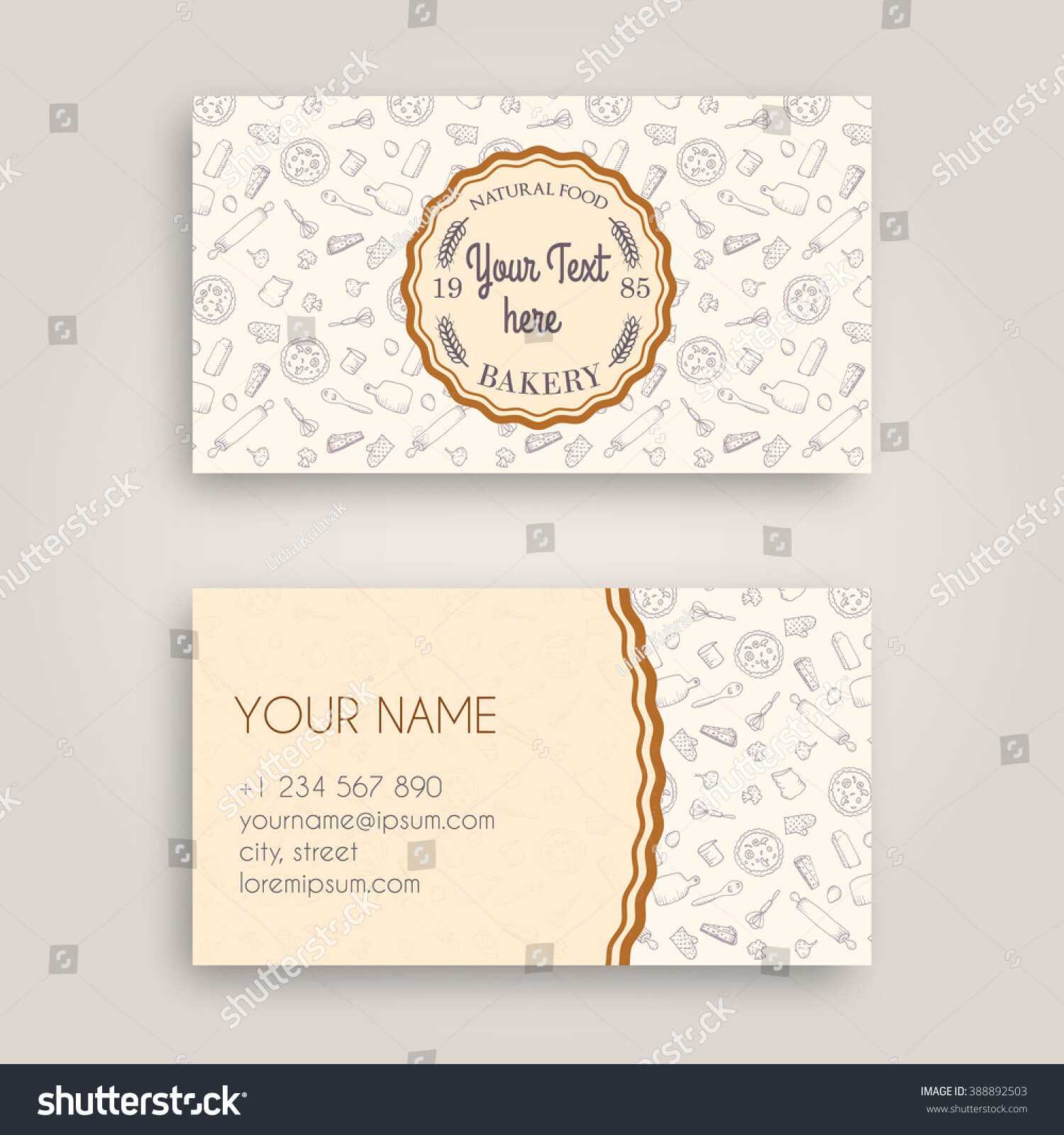 At Home Bakery Business Cards Images Ideas Sample Kit Free Inside Cake Business Cards Templates Free