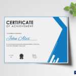 Athletic Achievement Certificate Template Pertaining To Athletic Certificate Template