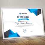 Atlas Landscape Certificate Template 000841 | Graphic In Landscape Certificate Templates