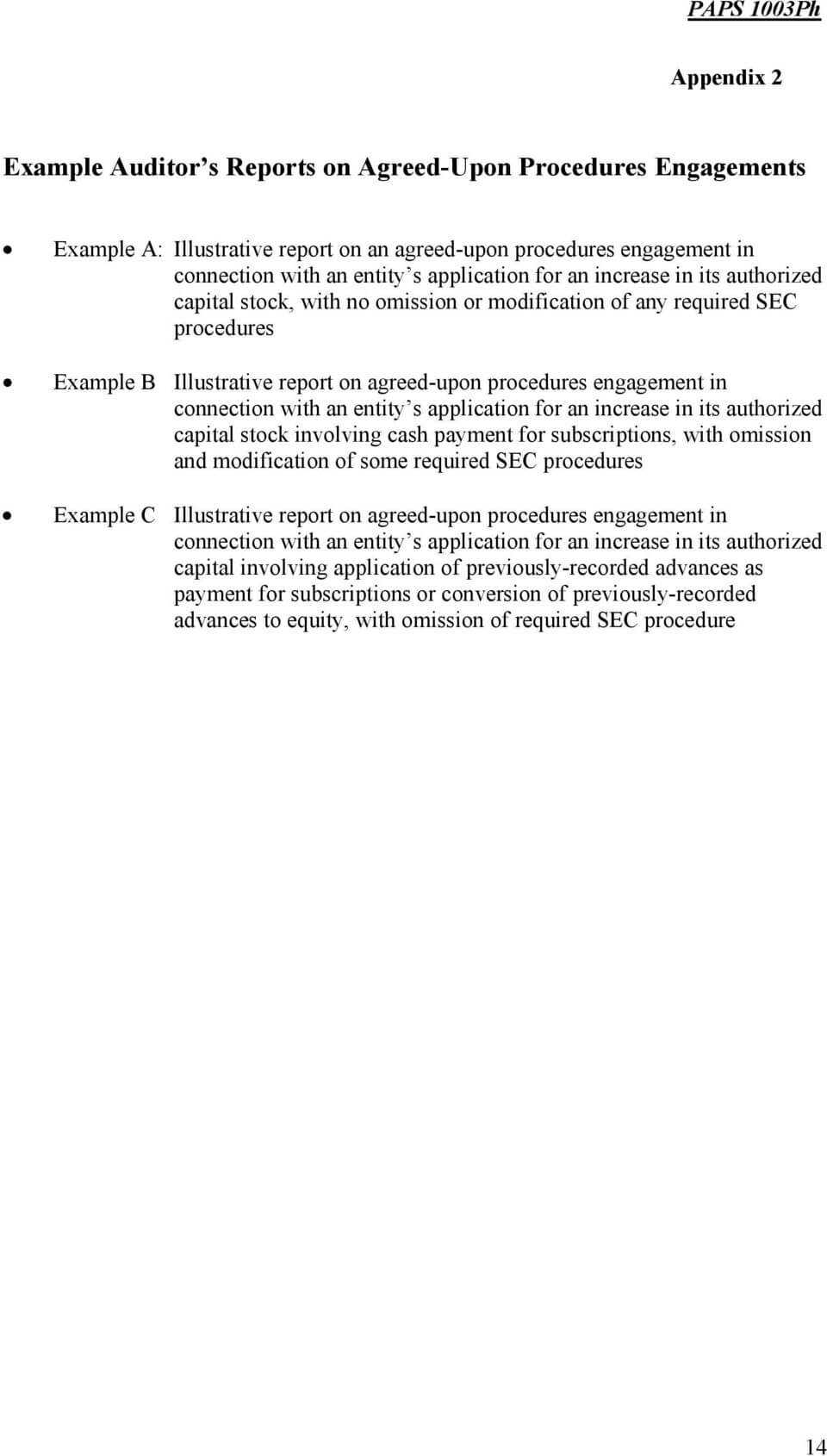 Auditing And Assurance Standards Council – Pdf With Agreed Upon Procedures Report Template