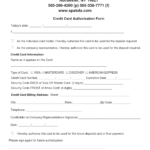 Authorization Form Template Example Mughals (Free Credit Within Credit Card Authorization Form Template Word