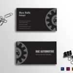 Automotive Business Card Template For Automotive Business Card Templates