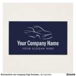 Automotive Car Company Logo Business Card Template | Zazzle Intended For Automotive Business Card Templates