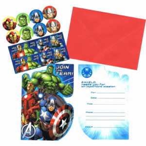 Free Printable The Avengers Invitation Template | Bagvania with ...