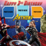Avengers Birthday Tarpaulin Template | Dioskouri Designs In Avengers Birthday Card Template