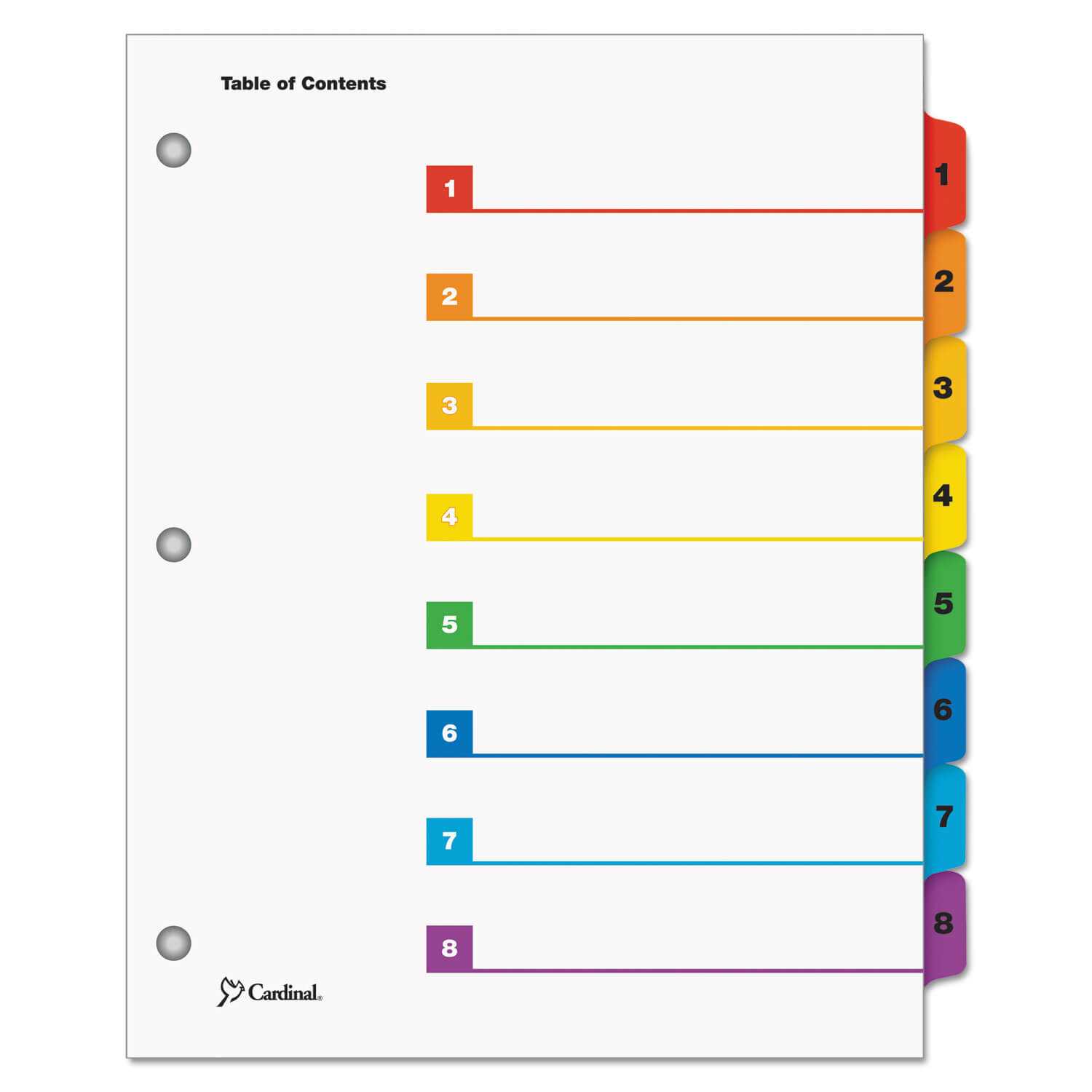 Avery 8 Tab Label Template – Trovoadasonhos In 8 Tab Divider Template Word