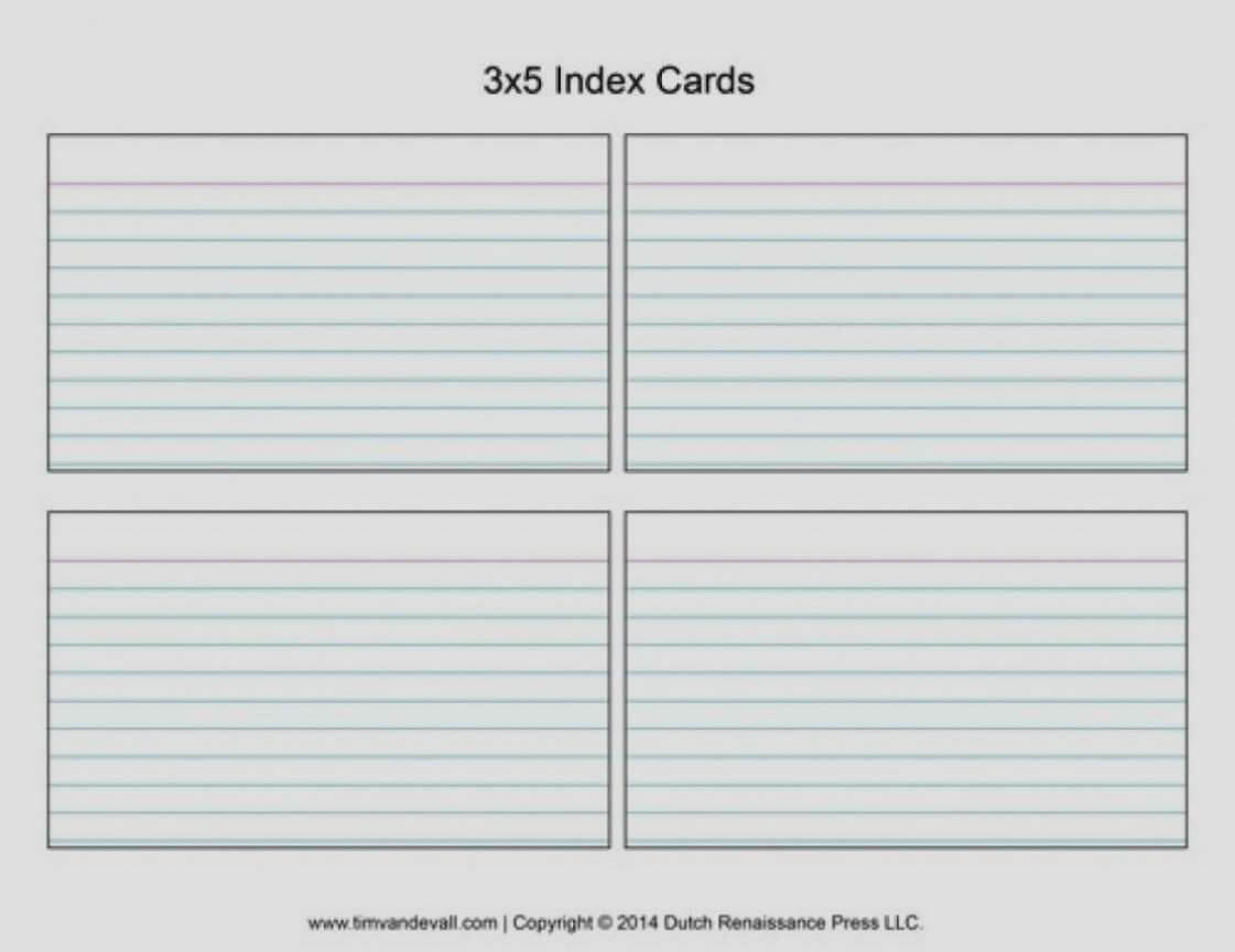 Avery Index Card Template Word Inside Word Cue Card Template