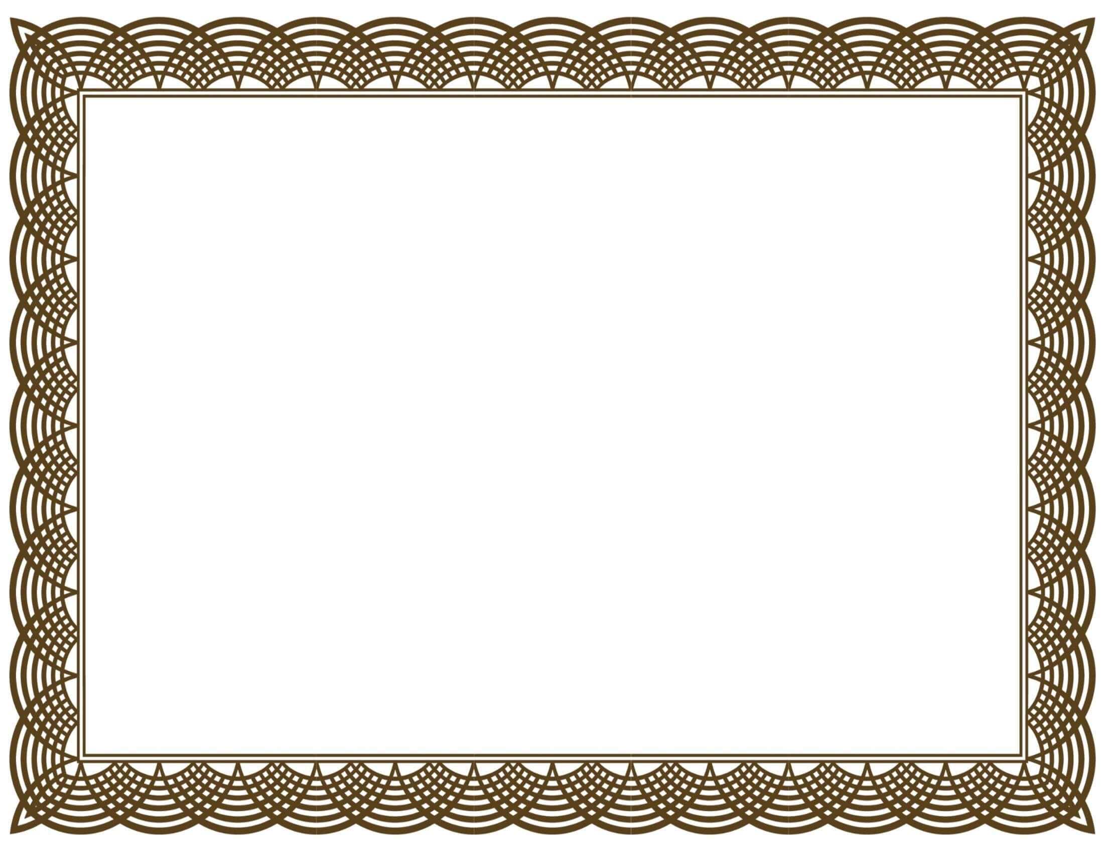 Award Certificate Border Pdf Template In Certificate Border Within Award Certificate Border Template