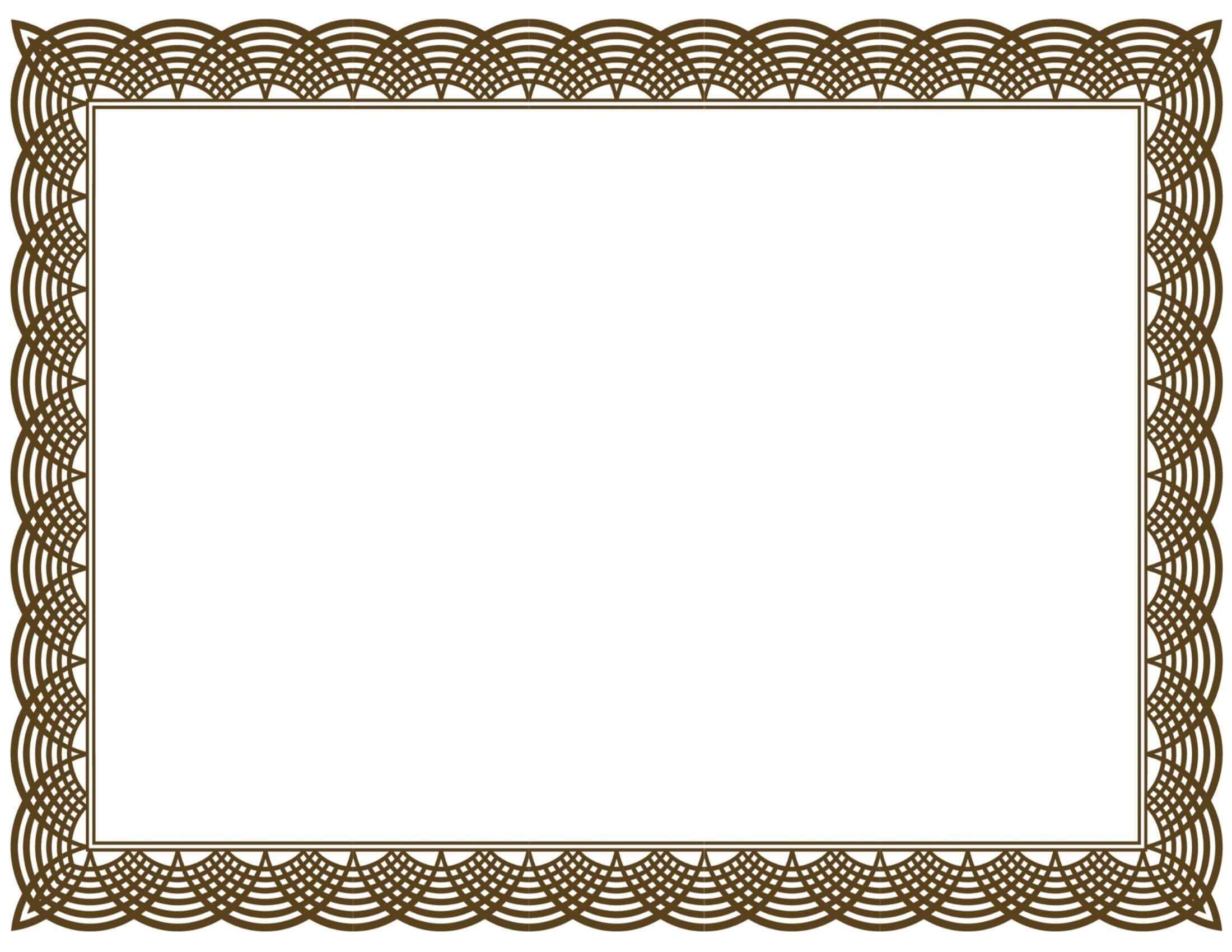 Award Certificate Border Pdf Template In Certificate Border Within Award Certificate Border Template