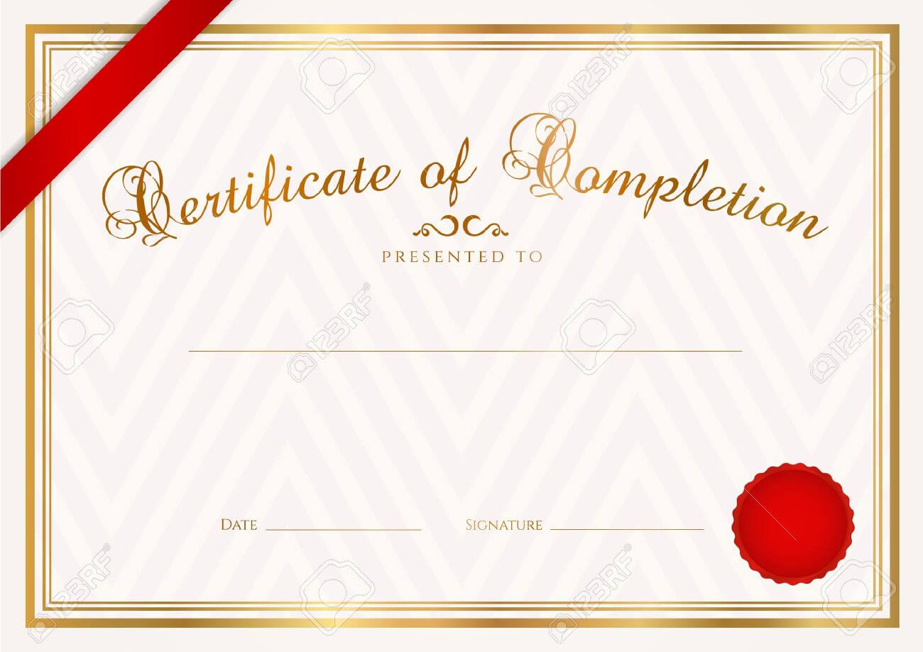 Award Certificate Design Template Free American Flag Intended For Halloween Certificate Template