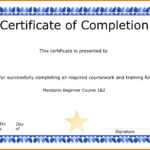 Awesome Collection For Class Completion Certificate Template For Class Completion Certificate Template