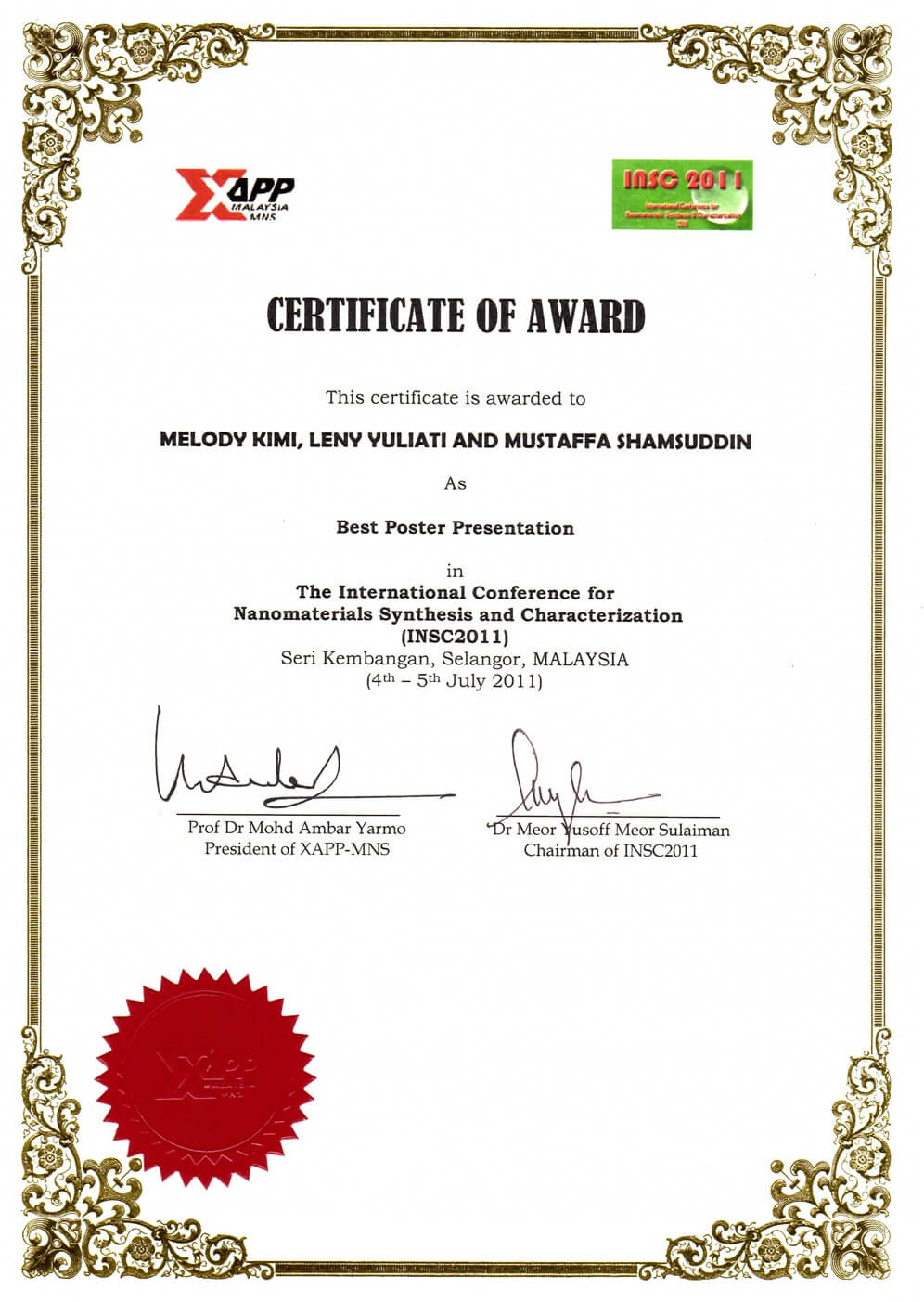 Awesome Collection For International Conference Certificate Regarding International Conference Certificate Templates