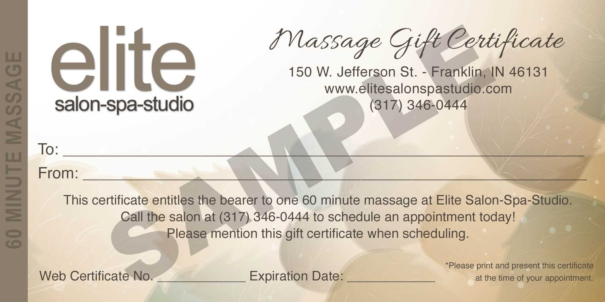 Awesome Collection For Spa Day Gift Certificate Template On With Regard To Spa Day Gift Certificate Template