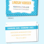 Awesome Rodan And Fields Business Cards Free Shipping Intended For Rodan And Fields Business Card Template