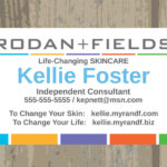 Awesome Rodan And Fields Business Cards Vistaprint Intended For Rodan And Fields Business Card Template
