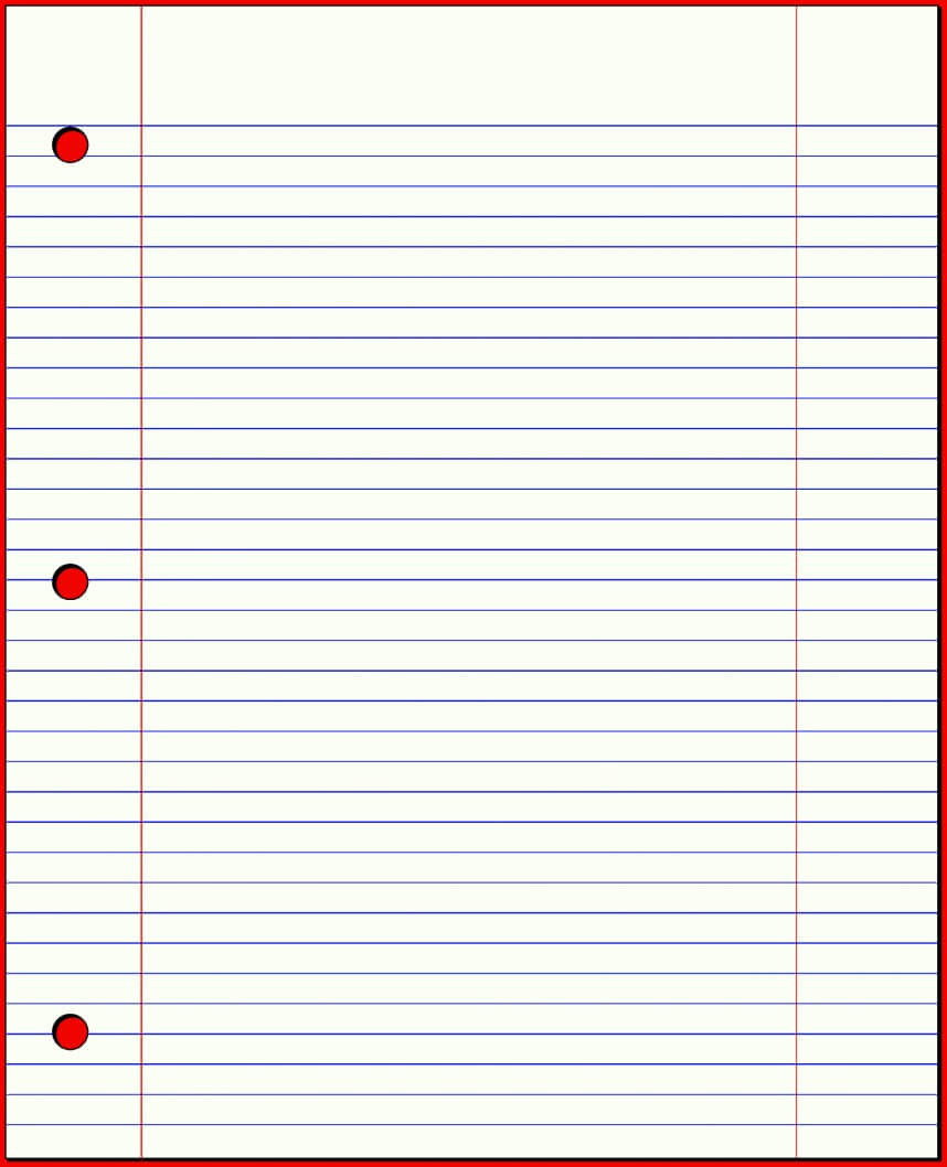 Awesome Ruled Paper Printable Word Doc ~ Istherewhitesmoke Intended For Ruled Paper Word Template