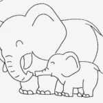 Baby Elephant Template | Baby Elephant Coloring Pictures Throughout Blank Elephant Template