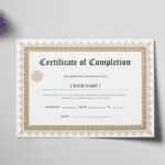 Bachelor Degree Completion Certificate Template Inside Doctorate Certificate Template